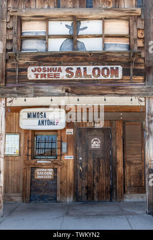 Joshua Tree Saloon à Yucca Valley, Californie Banque D'Images