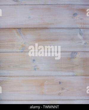 La texture des planches en bois naturel pâle. Banque D'Images