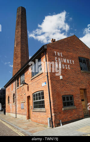 UK,South Yorkshire,Sheffield,Kelham Island Museum & Industriel Le Chimney House Banque D'Images