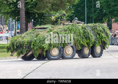 AUGUSTDORF / ALLEMAGNE - 15 juin 2019 : véhicule de combat blindé Allemand Boxer GTK durs à un événement public à démonstration tactique jour de la Bundesweh Banque D'Images