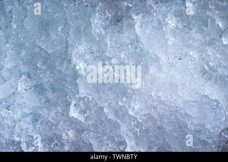 De la glace concassée, Close up Banque D'Images