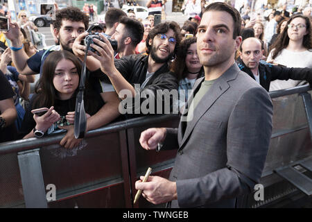 L'acteur Zachary Quinto assiste à la première de N4A2 (Nosferatu) au cinéma Capitol à Madrid, Espagne Avec : Zachary Cinquième Où : Madrid, Espagne Quand : 21 mai 2019 Credit : Oscar Gonzalez/WENN.com Banque D'Images