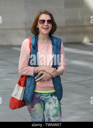 Londres, Royaume-Uni, 22 juin 2019. Gemma Whelan est connue pour avoir joué Yara Greyjoy dans la série dramatique de HBO Game of Thrones vue dans les studios de la BBC à Londres Banque D'Images