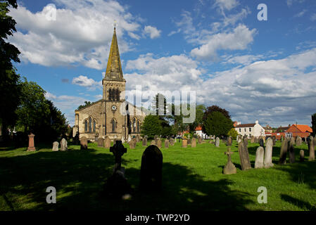 St James Church, dans le village de Rawcliffe, East Yorkshire, England UK Banque D'Images