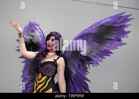 22 juin 2019 - Sydney, NSW, Australie - Fans cosplay durant la Supanova Comic Con at Sydney Olympic Park le 22 juin 2019 à Sydney, Australie (crédit Image : © Christopher Khoury/l'agence de presse australienne via Zuma sur le fil) Banque D'Images