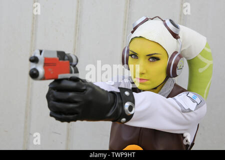 22 juin 2019 - Sydney, NSW, Australie - Fans cosplay durant la Supanova Comic Con at Sydney Olympic Park le 22 juin 2019 à Sydney, Australie (crédit Image : © Christopher Khoury/l'agence de presse australienne via Zuma sur le fil) Banque D'Images