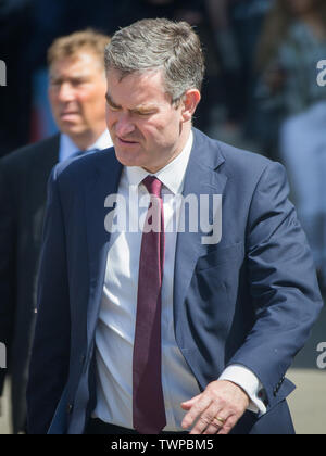 David Gauke MP, Lord chancelier et secrétaire d'État à la justice, quitte la Chambre des communes. Avec : David Gauke Où : London, Royaume-Uni Quand : 22 mai 2019 Credit : Wheatley/WENN Banque D'Images