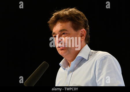 Vienne, Autriche. 22st juin 2019. Assemblée nationale du Parti Vert Vienne. Élection de la liste des candidats du Parti Vert Vienne pour l'élection du Conseil national sur 29 septembre 2019. L'image montre le candidat principal du Parti Vert autrichien, Werner Kogler. Crédit : Franz PERC/Alay Live News Banque D'Images