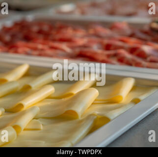 Table de buffet de petit-déjeuner à l'hôtel Banque D'Images