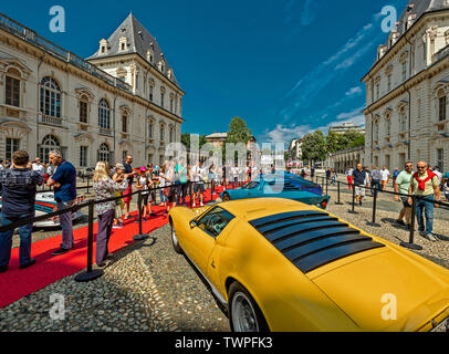 Turin, Piémont, Italie. 22 Juin 2019.Italie Piémont Turin Valentino - Château du Valentino - parc Auto Show 2019 - Crédit : Realy Easy Star/Alamy Live News Banque D'Images