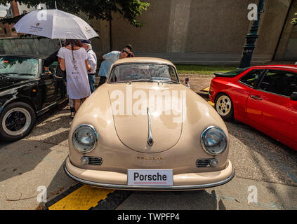 Turin, Piémont, Italie. 22 Juin 2019.Italie Piémont Turin Valentino Auto Show 2019 - Porche vintage car Crédit : Realy Easy Star/Alamy Live News Banque D'Images