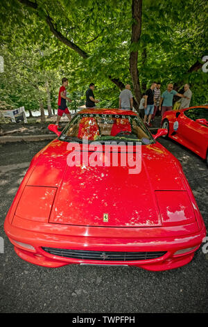 Turin, Piémont, Italie. 22 Juin 2019.Italie Piémont Turin Valentino Auto Show 2019 - Ferrari Crédit : Realy Easy Star/Alamy Live News Banque D'Images