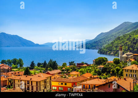 Le Lac Majeur en Italie Banque D'Images