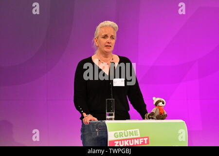 Vienne, Autriche. 22st juin 2019. Assemblée nationale du Parti Vert Vienne. Élection de la liste des candidats du Parti Vert Vienne pour l'élection du Conseil national sur 29 septembre 2019. Daniela Kickl, demande un poste de liste pour l'élection du Conseil national. Crédit : Franz PERC/Alay Live News Banque D'Images