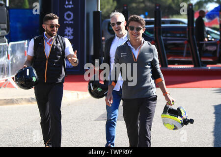 La France. 22 juin 2019, l'automobile Circuit Paul Ricard, Le Castellet, Marseille, France ; FIA Formula 1 Grand Prix de France, la qualification ; McLaren, Lando Norris : Action Crédit Plus Sport Images/Alamy Live News Banque D'Images