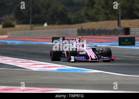 La France. 22 juin 2019, l'automobile Circuit Paul Ricard, Le Castellet, Marseille, France ; FIA Formula 1 Grand Prix de France, la qualification ; SportPesa Point Course, Lance Crédit : Promenade Plus Sport Action Images/Alamy Live News Banque D'Images