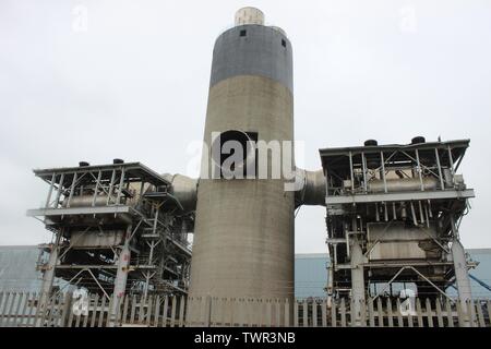 Barking and dagenham démolition de la station d'atteindre Banque D'Images