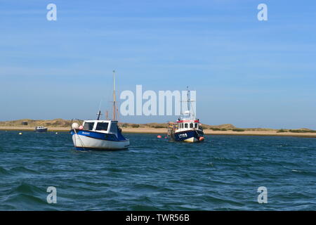 Port de Morton Quay, près de Blakeney Point Nature Reserve, Norfolk, UK Banque D'Images