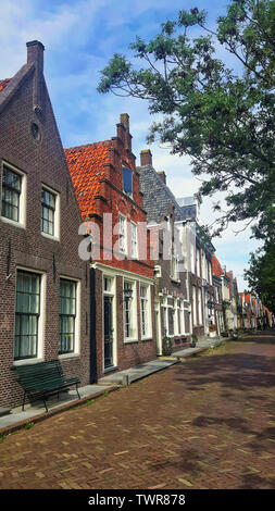 Bâtiment traditionnel de Volendam Hollande Banque D'Images