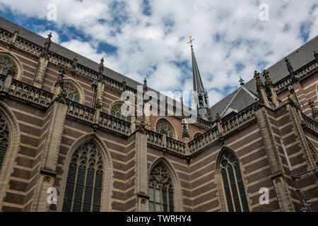 Nieuwe Kerk Amsterdam - l'église Nieuwe Kerk Dam Pays-bas - l'architecture gothique du 15ème siècle church Banque D'Images