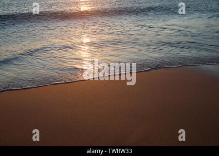 Lever du soleil à la broche, Fingle Bay, NSW, Australie Banque D'Images