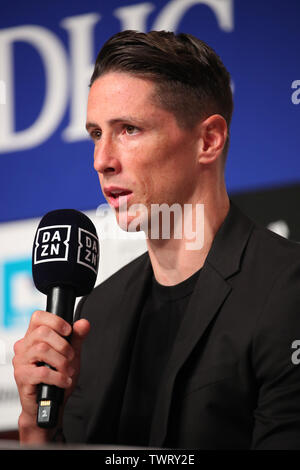 Tokyo, Japon. 23 Juin, 2019. Fernando Torres (Sagan) Football/soccer : footballeur espagnol Fernando Torres participe à une conférence de presse et annonce sa retraite à Tokyo, au Japon . Credit : YUTAKA/AFLO SPORT/Alamy Live News Banque D'Images