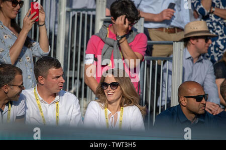 La Queens Club, London, UK. 23 juin 2019. Jour 7 de la Fever Tree championnats. Feliciano Lopez (ESP) et Andy Murray (GBR) gagne la finale du double. Banque D'Images