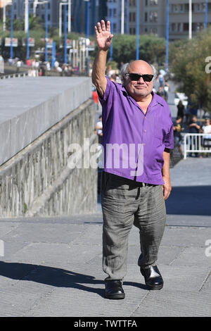 Danny DeVito reçoit le prix Donostia à la 66e Festival International du Film de San Sebastian. (Crédit Image : © Julen Pascual Gonzalez) Banque D'Images