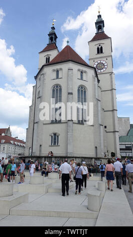 Regensburg, Bavière, Allemagne, UNION EUROPÉENNE Banque D'Images