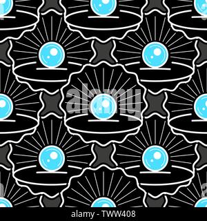 Avec motif transparent peau Cute Pearl prêt pour votre conception, carte de Vœux, Illustration de Vecteur