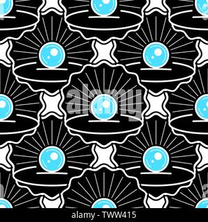 Avec motif transparent peau Cute Pearl prêt pour votre conception, carte de Vœux, Illustration de Vecteur