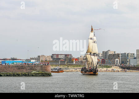 Scheveningen, Pays-Bas. 23 Juin, 2019. SCHEVENINGEN - 23-06-2019 Sail, Scheveningen, Sail-Out Parade Jour 4 : Crédit Photos Pro/Alamy Live News Banque D'Images