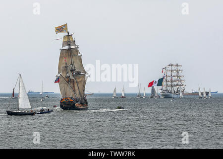 Scheveningen, Pays-Bas. 23 Juin, 2019. SCHEVENINGEN - 23-06-2019 Sail, Scheveningen, Sail-Out Parade Jour 4 : Crédit Photos Pro/Alamy Live News Banque D'Images