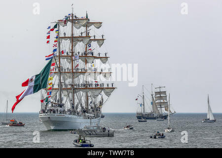 Scheveningen, Pays-Bas. 23 Juin, 2019. SCHEVENINGEN - 23-06-2019 Sail, Scheveningen, Sail-Out Parade Jour 4 : Crédit Photos Pro/Alamy Live News Banque D'Images