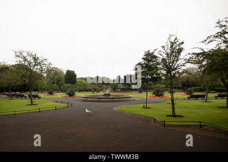 Le parc de St Stephen's Green, Dublin, Irlande. Banque D'Images