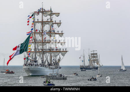 Scheveningen, Pays-Bas. 23 Juin, 2019. SCHEVENINGEN - 23-06-2019 Sail, Scheveningen, Sail-Out Parade Jour 4 : Crédit Photos Pro/Alamy Live News Banque D'Images