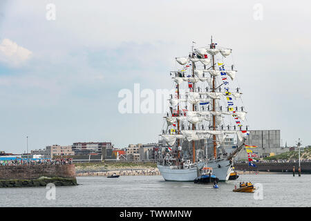 Scheveningen, Pays-Bas. 23 Juin, 2019. SCHEVENINGEN - 23-06-2019 Sail, Scheveningen, Sail-Out Parade Jour 4 : Crédit Photos Pro/Alamy Live News Banque D'Images