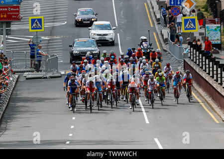 22 juin 2019 Minsk Belarus European Games 2019 Cyclisme sur route Banque D'Images