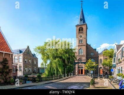 Eglise Saint Vicentius à Edam-Volendam, Pays-Bas Banque D'Images
