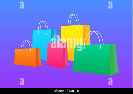 11 Double Double 12 e-commerce snap up shopping bags 2019 commodity gradient background design publicitaire commode Banque D'Images