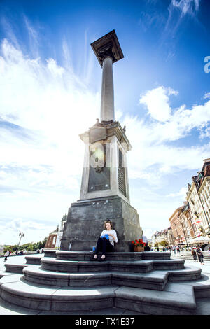 L'Europe, Pologne, Varsovie, églises, rues, églises, des célébrités, des anciennes maisons, les routes, les routes, les villes, le trafic, des monuments, des sculptures, des monuments Banque D'Images