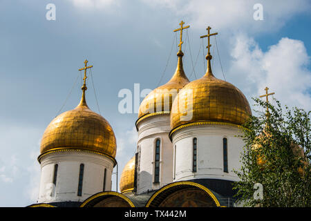 La Russie, Moscou, cathédrale de l'assomption sur Sobornaya square Banque D'Images