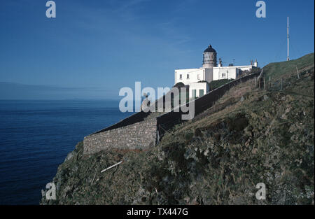 Mull of Kintyre Phare, phare du Nord, péninsule de Kintyre, Argyll and Bute, Ecosse. Mull of Kintyre rendu célèbre par la chanson à succès 1977 ' Mull of Kintyre' par résident de Kintyre, Paul McCartney et son groupe Wings. Banque D'Images