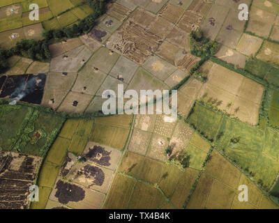 L'Indonésie, à l'Ouest Sumbawa, Maluk, Aerial View Banque D'Images