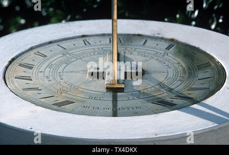 Mull of Kintyre, cadran solaire Phare Phare du Nord, péninsule de Kintyre, Argyll and Bute, Ecosse Banque D'Images