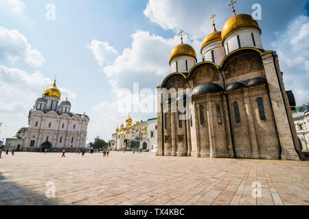 La Russie, Moscou, cathédrale de l'assomption sur Sobornaya square Banque D'Images