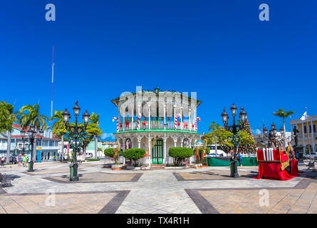 République dominicaine, Puerto Plata, Independence Square, Central Park, pavilion Banque D'Images