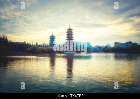 Paysage de Guilin Banque D'Images