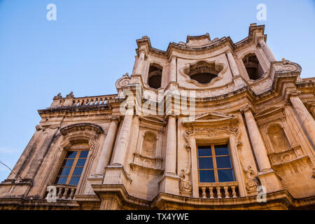 La Sicile, Noto, l'église St ?Charles, Chiesa di San Carlo al Corso Banque D'Images