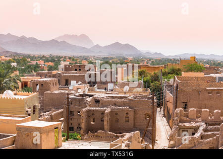 Dans Bahla buidlings loam, Ad Dakhiliyah, Oman Banque D'Images